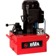 Pompe électrique hydraulique BVA, 1,5 HP, 3 gallons, vanne manuelle 4 voies / 3 positions
