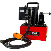 BVA Hydraulic Lightweight Electric Pump, 2.5 Gallon, 3 Way/3 Position Manual Lock Valve