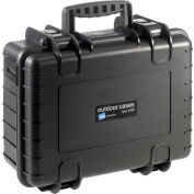 B&W Type 4000 PeliCases extérieure imperméable à l’eau sans mousse / Insert 16-1/2" L x 13" W x 7 H, noir