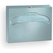 Bradley Corporation Surface Mounted Toilet Seat Cover Dispenser, 500 Seat Covers - 583-000000