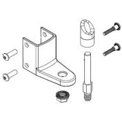 Bradley Metal Toilet Partition Bottom Hinge Kit, Zamak, Baked Enamel - HDWT-T110