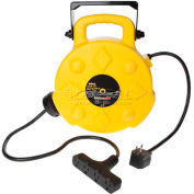 Bayco® Professional Quad-Tap Extension Cord SL-8904, 50'L Cord, 12/3 GA