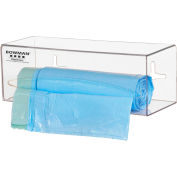 Bowman® Single Bag Dispenser, 10-1/8"W x 3-15/16"D x 3-5/8"H, Transparent