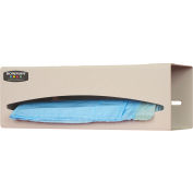 Bowman® Single Bag Dispenser, 10-1/8"W x 3-15/16"D x 3-5/8"H, Quartz Beige