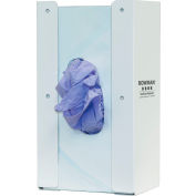 Bowman® Glove Box Distributeur - Simple - Dans l’armoire 5,6"L x 10"H x 3,8"D, Blanc