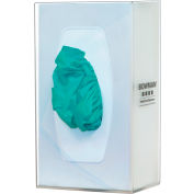 Bowman® Glove Box Dispenser - Single 5.84"W x 10.11"H x 4.22"D, Semi-Transparent