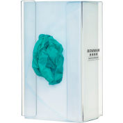 Bowman® Glove Box Dispenser - Single 5.7"W x 9.85"H x 3.95"D, Clear
