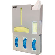 Organisateur de vêtements de protection Bowman® - 4 » 16,75 » L x 25,63"H x 4"P, Quartz Beige