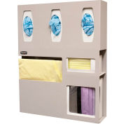 Bowman® Protective Wear Organizer 20.05"W x 25.25"H x 4.75"D, Quartz Beige