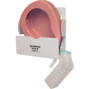 Bowman® Bedpan/Urinal Distributeur 12,33"L x 12"H x 4,14"D, Quartz Beige