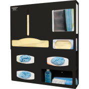 Organisateur de vêtements de protection Bowman® 22,75 po L x 25,63 po H x 4,58 po P, noir