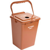 Bac de recyclage des batteries Busch Systems, 2,25 gallons, brun