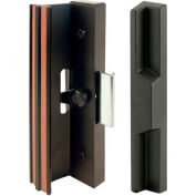 Prime-Line® Sliding Door Handle Set, Black Aluminum and Diecast, C 1106