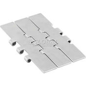 HabaCHAIN, 800, lamelle en chaîne supérieure, Double charnière, Straight, HD, en acier au carbone, 10' L, 7,5" W