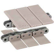 HabaCHAIN, 843, Straight, SD, LF acétal, SS Base chaîne, chaîne de Snap-On, 10' L, 3,25" W