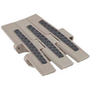 HabaCHAIN, 882, lamelle en chaîne Top, Top Grip, rayon, HD, onglets, LF acétal, 10' L, 7,5" W