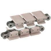 HabaCHAIN, 1843, chaîne de Snap-On, rayon, SD, onglets, LF acétal, chaîne de Base SS, 10' L, 3,25" W