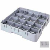 16S738151 cambro - Camrack verre Rack 16 compartiments Max 7-3/4". Hauteur NSF gris doux, qté par paquet : 3