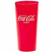 20CC152 cambro - verre de Coca-Cola, 22 oz, 6-1/2" H, temps clair, qté par paquet : 72