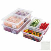 Cambro 24PP190 - casserole de nourriture, taille 1/2, 4" polypropylène profond et translucide, NSF, qté par paquet : 6