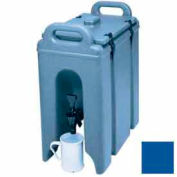 250LCD186 cambro - transporteur de boissons Camtainer, isolé, 2-1/2 GAL, 16-1/2 x 9 x 18-3/8, bleu marine