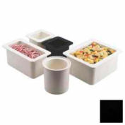 36CF110 cambro - casserole de nourriture ColdFest, taille 1/3, 6" profonde, empilable, noir