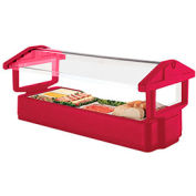 Cambro 5FBRTT158 - Table Top Model Food Bar 33x63, Hot Red