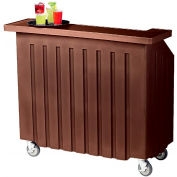 Cambro BAR540131 - Petite taille, Bottle Service, Decor Standard, brun foncé