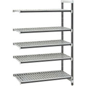 Camshelving® éléments surmeuble, W 18" x 60 « L x 72 » H, brossé Graphite