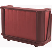 cambro BAR650PMT189 - taille Mid w/Post-mix système Bag-in-box sirop, réservoir d’eau, brun/acajou