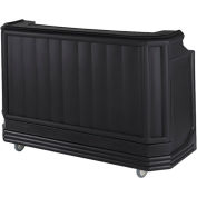 cambro BAR730CP110 - grande taille partiellement équipée pour le Service Soda, noir