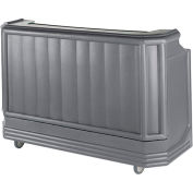 Cambro BAR730PMT191 - grande taille w/Post-mix système Bag-in-box sirop, réservoir d’eau, granit gris