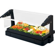 cambro BBR480110 - Buffet Bar avec protège-postillons 24 x 48, noir