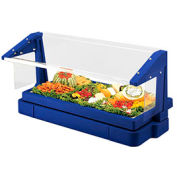 Cambro BBR720186 - Buffet Bar with Sneeze Guard 24 x 73, Navy Blue