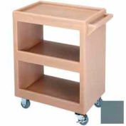 cambro BC225401 - Bus panier bleu ardoise (2 fixes 2 pivotantes 1 avec frein) roulettes 225 3"