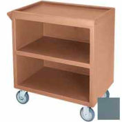cambro BC3304S401 - Bus panier bleu ardoise (4 pivotant 1 avec frein) roulettes 330 5"