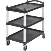 cambro BC340KD110 - chariot de Service 3 tablettes noir, BC340KD110