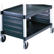 cambro BC340KDP110 - unique plateau panneau néc, desserte KD uniquement, noir