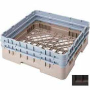 cambro BR578167 - Camrack Base carré 5-7/8" à l’intérieur de la hauteur des cheminées brun NSF, qté par paquet : 4