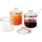 cambro CJ80CW135 - Condiment bocal avec couvercle, Clear, qté par paquet : 24