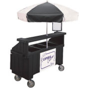 cambro CVC72110 - Camcruiser Vending Cart, 1 pleine grandeur pan, 6" de profondeur, noir