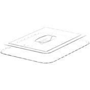 cambro DCC10135 - pot couvercle pour Dc10, Clear, qté par paquet : 6