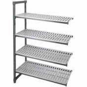 Camshelving® Elements Add-On Unit, 24"W x 60"L x 72"H, Brushed Graphite