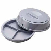 cambro HK93CW133 - chaleur Keeper Base & couverture, 3 compartiments, jante étroite, 9-1/2", Beige, qté par paquet : 6