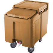 Cambro ICS175L157 - glace Caddy, Beige, 175 lbs Cap., court, 2 fixe, pivotant 2, 1 avec frein