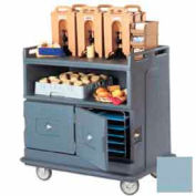 cambro MDC24401 - chariot-boissons Service encastré haut de la page 44-1/2 x 30 x 44, bleu ardoise