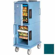 Cambro UPC800192 - Ultra Food CamCart Pan Carrier, chargement, 6" roulettes, granit vert frontal