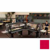 cambro VBRTL6158 - Versa Food Bars™ Table de travail, de la nourriture froide, 72 "x 29" (basse), Red Hot