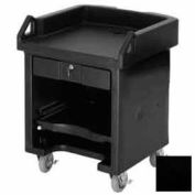 Cambro VCSHD110 - Versa Cash Register Cart Lockable Center Drawer, Black