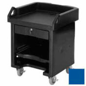 Cambro VCSHD186 - Versa Cash Register Cart Lockable Center Drawer, Heavy Duty Casters, Navy Blue